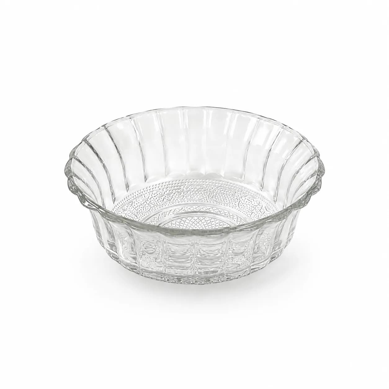 פרחים בתוך Vase שקוף