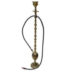 2049 נרגילה מוזהבת ארוכה