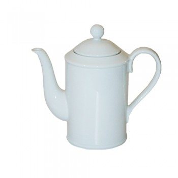 קנקן פורצלן עם מכסה כדורי גבוה